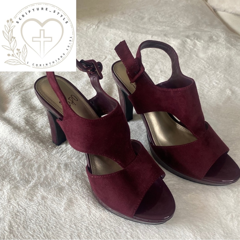 Burgundy Women's Heels